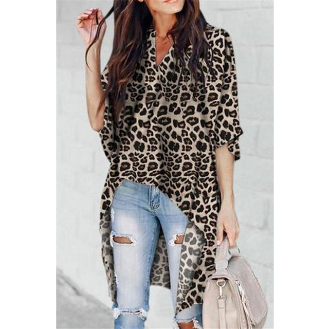 Leopard Printed Casual Shirt For Ladies