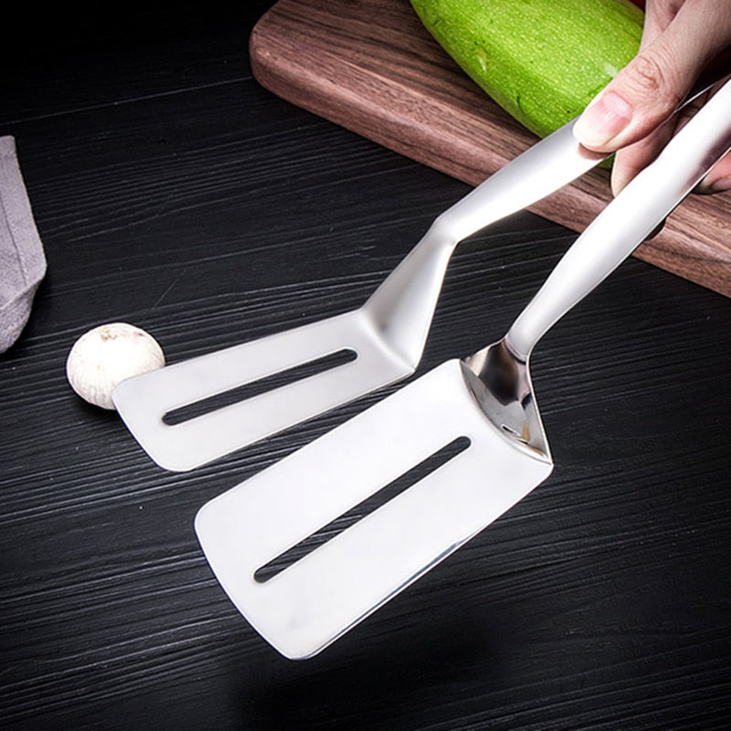 Kitchen BBQ Bread Utensil Set Barbecue Tong Fried Steak Shovel Fried Fish Shovel Clamp Kitchen Bread Meat Clamp Stainless Steel