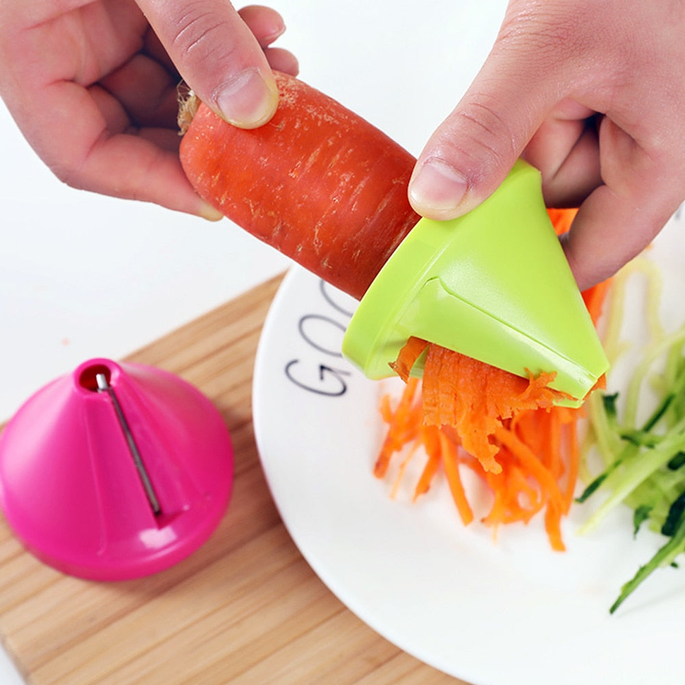 Kitchen Tool Vegetable Fruit Multifunction Spiral Shredder Peeler Manual Potato Carrot Radish Rotating Grater Kitchen Accessorie