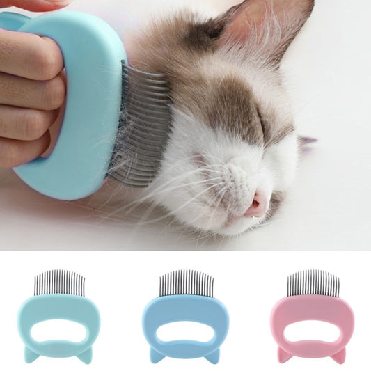 Pet Dog Cat Combs Hair Remover Brush Pet Grooming Tools Dog Massage Comb Brush Cute Handle Remove Loose Hairs Pet Cat Supplies