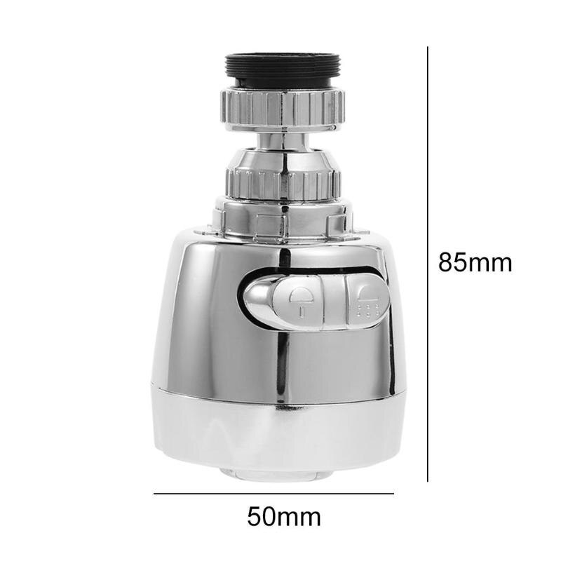 Universal  360° Rotatable Mixer Aerator Kitchen Faucet Aerator 3 Modes Pressurized Splash Water Saving Nozzle Faucet Connector