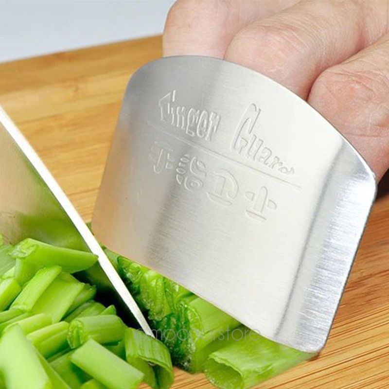 Kitchen Cooking Tools Stainless Steel Finger Hand Protector Guard Personalized Design Chop Safe Slice Knife