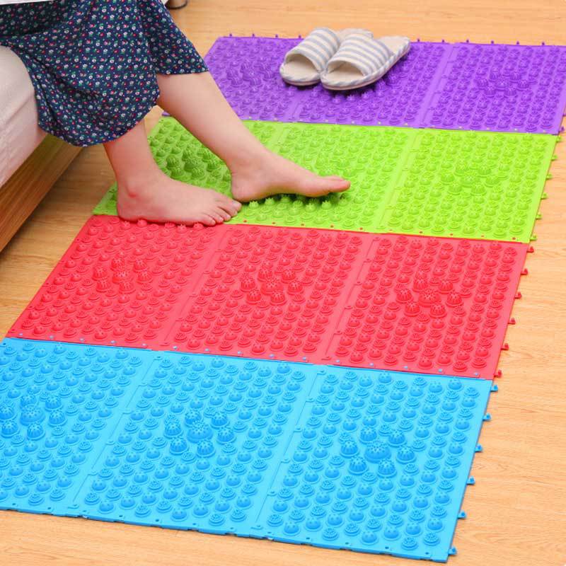 1pc Foot Massage Thicken Mat Promote Blood Circulation Board Feet Finger Press Care Plantar Acupuncture Therapy Toe Pressure Pad