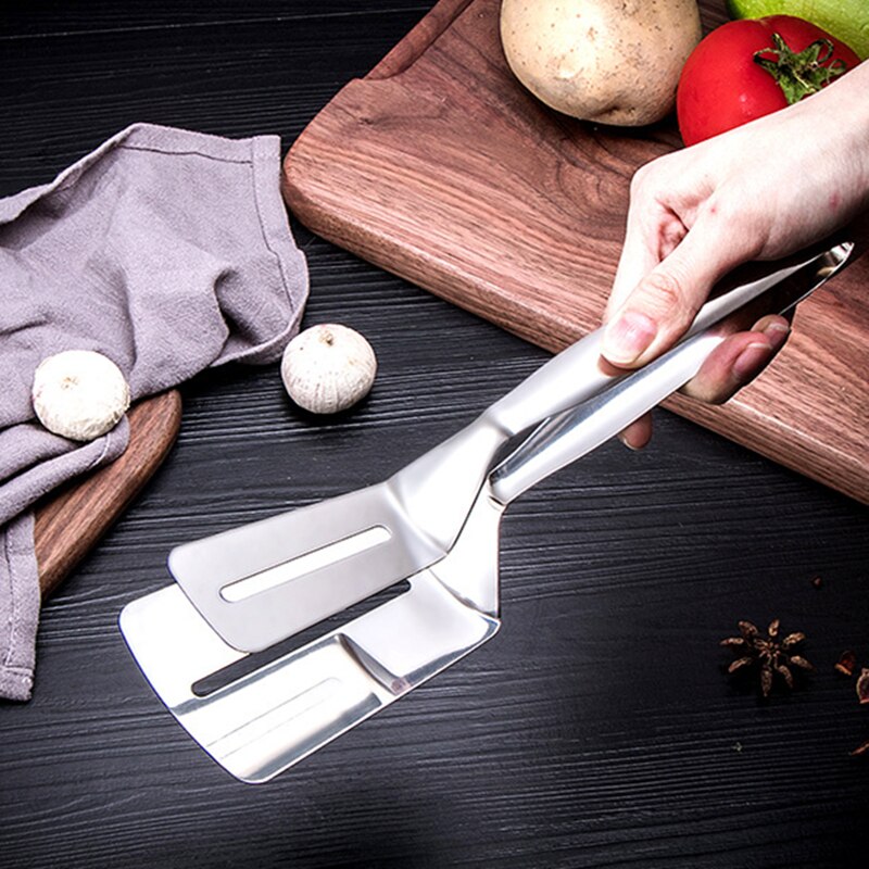 Kitchen BBQ Bread Utensil Set Barbecue Tong Fried Steak Shovel Fried Fish Shovel Clamp Kitchen Bread Meat Clamp Stainless Steel