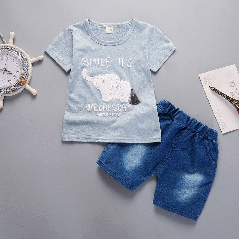 1 set kids Summer outfits (1-3 years)