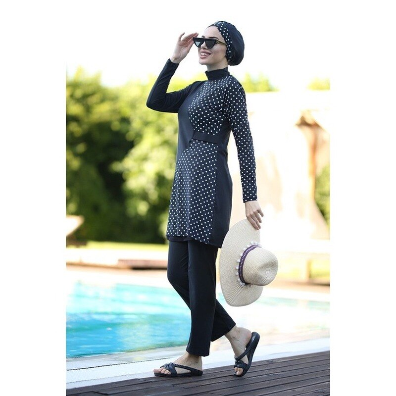 4pcs Set Muslim Swimwear / Islamic Burkini