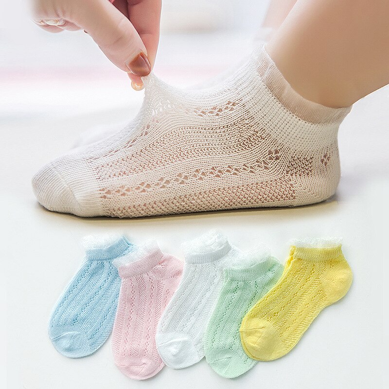 5 Pairs/Lot Children Cotton Socks Boy Girl