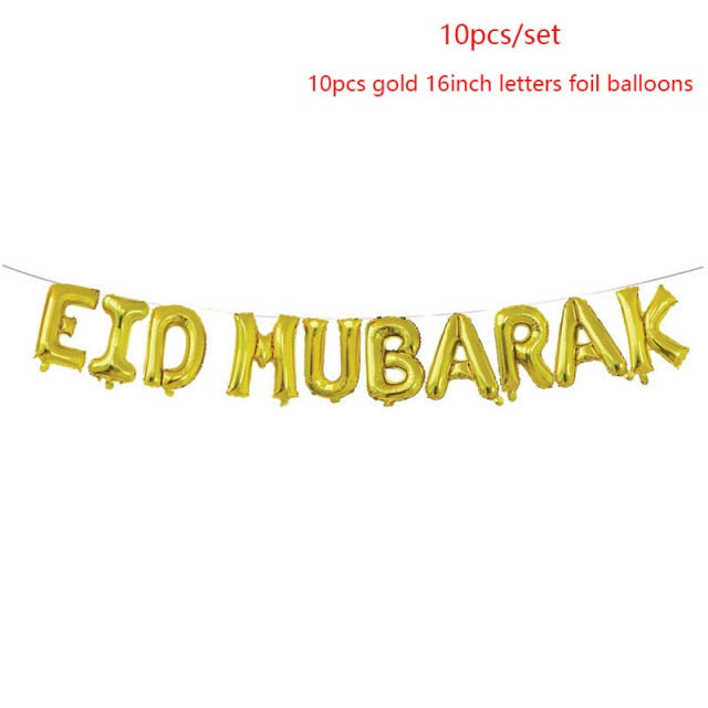 10pcs Wood Eid Mubarak Pendants Ramadan Dropping DIY Eid Mubarak Decoration Hajj Mubarak Party Supplies  Moon Eid Al-Fitr Decor