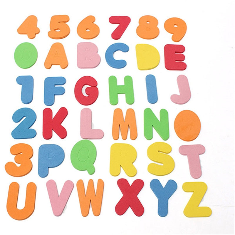 36PCS/set Children's Educational Toy / Foam Letters and Numbers