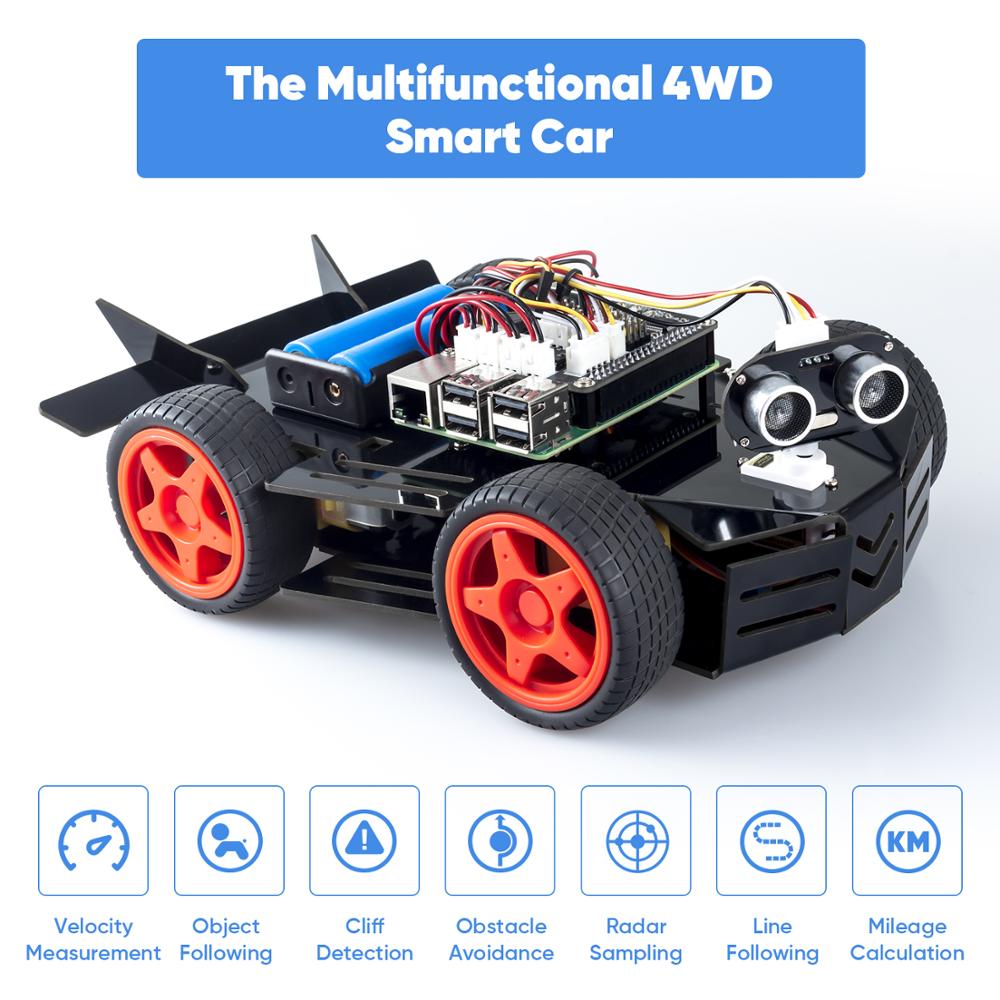 DIY SunFounder Raspberry Pi Car Robot Kit