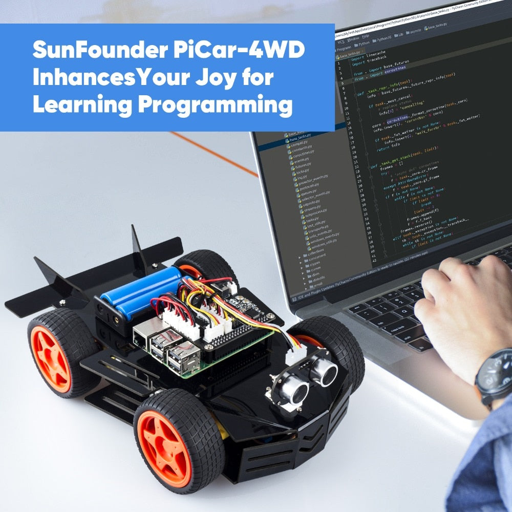 DIY SunFounder Raspberry Pi Car Robot Kit