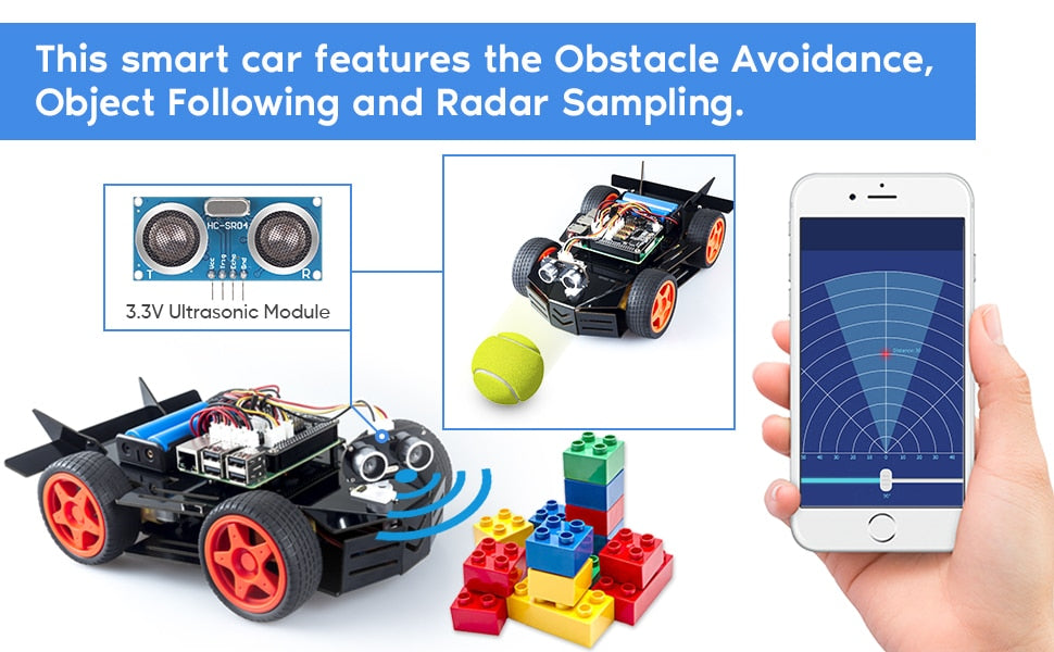 DIY SunFounder Raspberry Pi Car Robot Kit