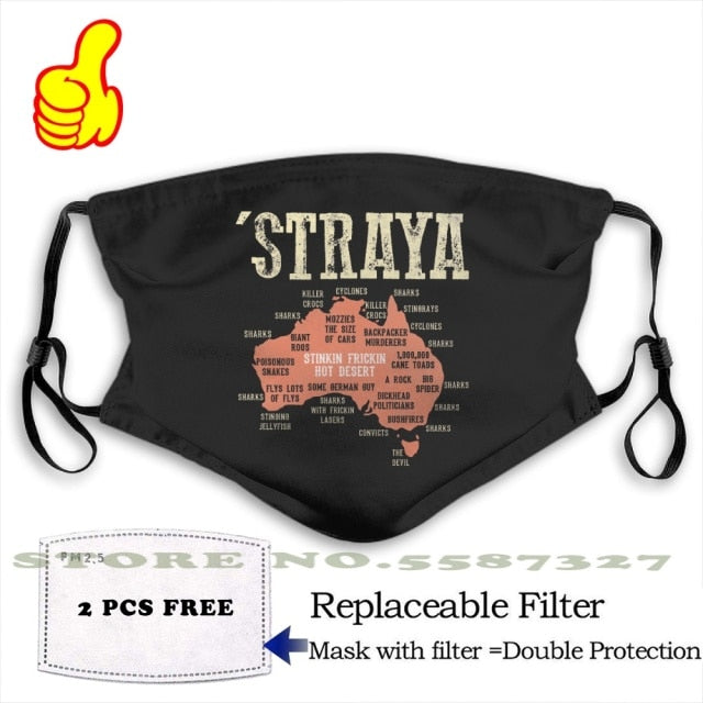 Straya (Australia) T Shirt, Hoodies & Masks