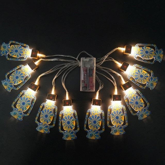 2m 10Led Eid Mubarak Led Light String