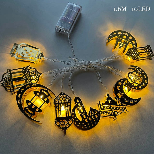 2m 10Led Eid Mubarak Led Light String