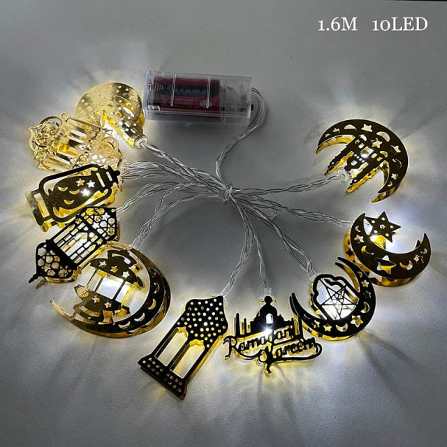 2m 10Led Eid Mubarak Led Light String