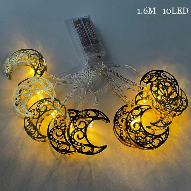 2m 10Led Eid Mubarak Led Light String