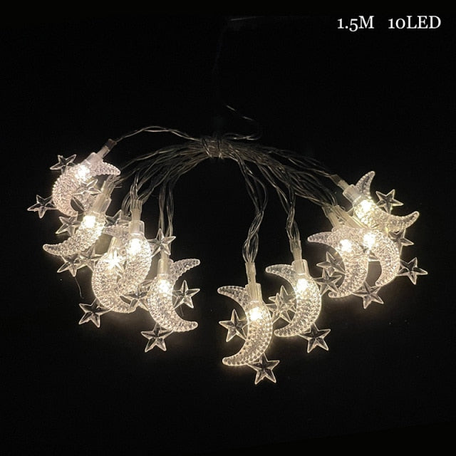 2m 10Led Eid Mubarak Led Light String