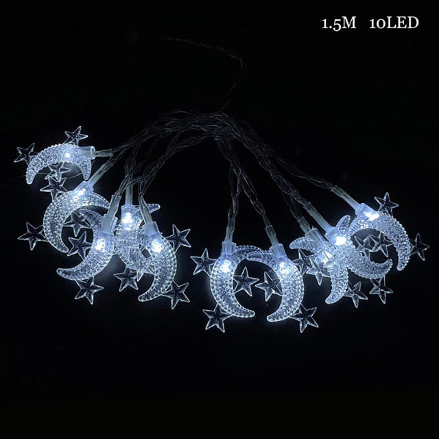 2m 10Led Eid Mubarak Led Light String