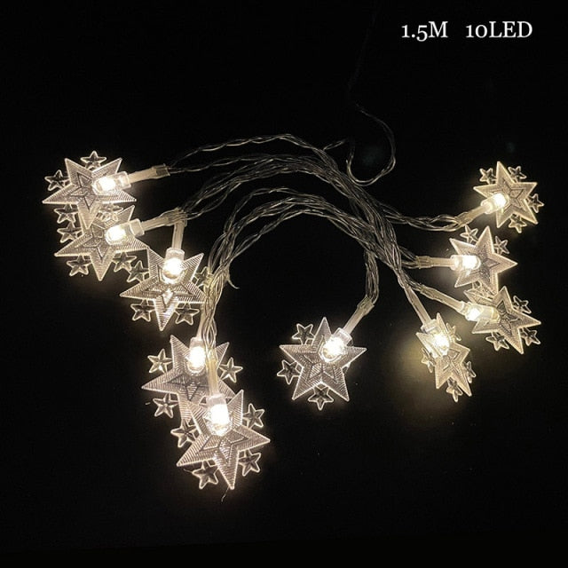 2m 10Led Eid Mubarak Led Light String