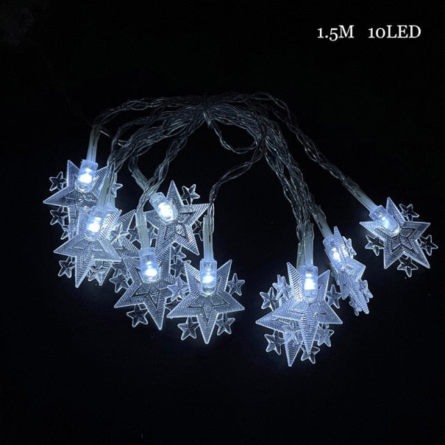 2m 10Led Eid Mubarak Led Light String