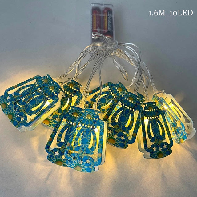 2m 10Led Eid Mubarak Led Light String