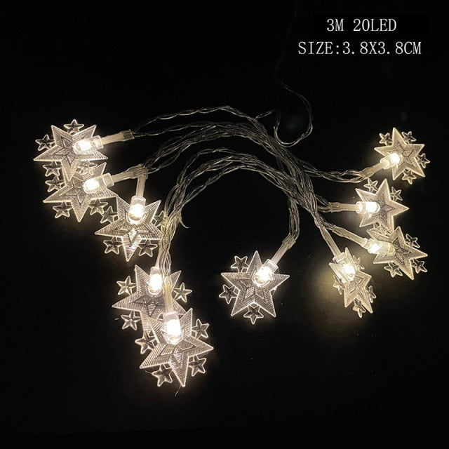 2m 10Led Eid Mubarak Led Light String