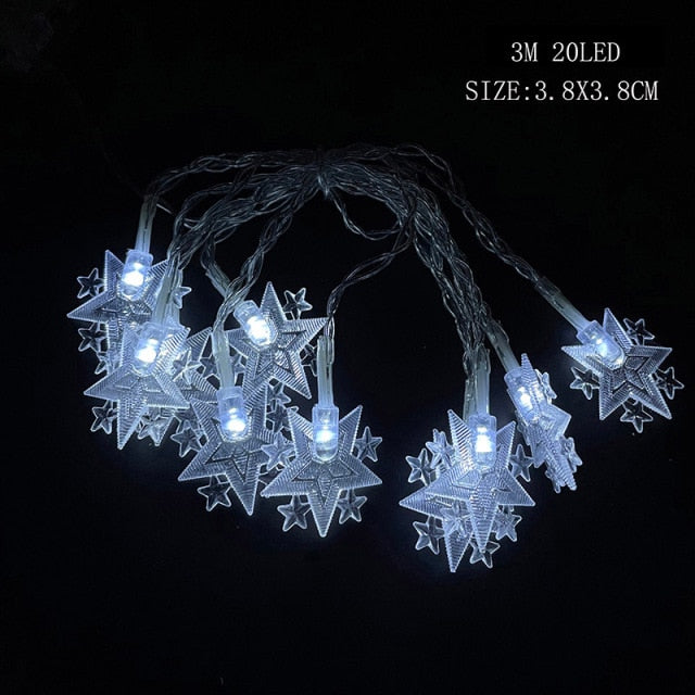 2m 10Led Eid Mubarak Led Light String