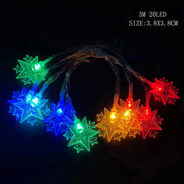 2m 10Led Eid Mubarak Led Light String