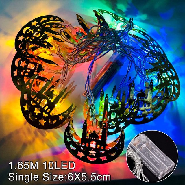 Ramadan & Eid Decorations Moon / Star Led String Lights