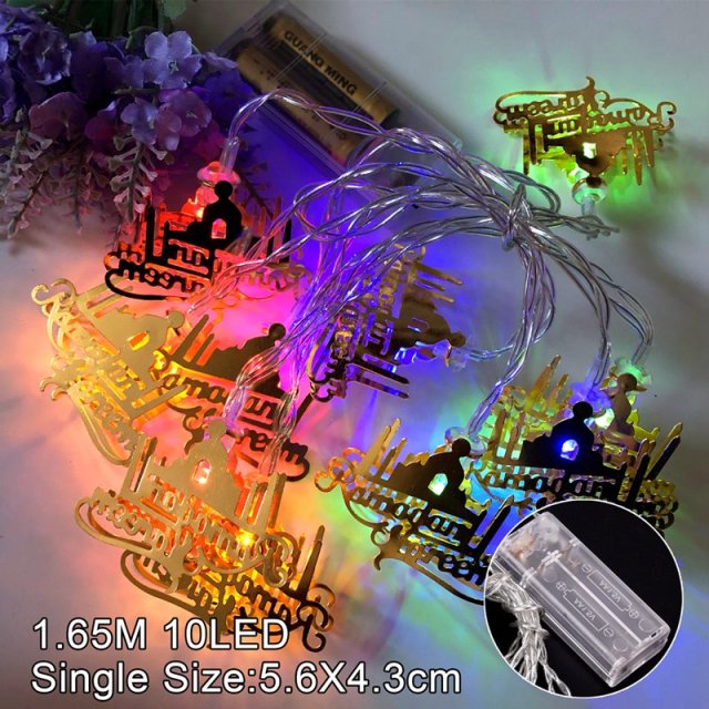 Ramadan & Eid Decorations Moon / Star Led String Lights