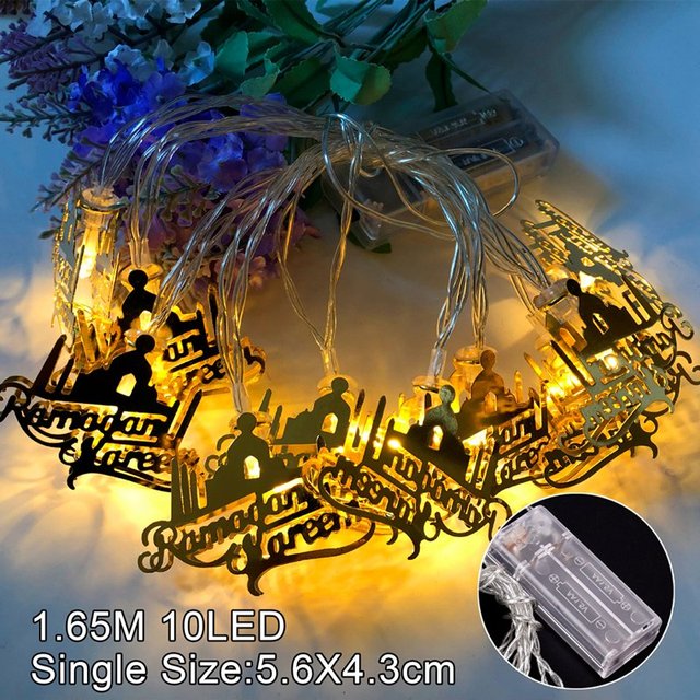 Ramadan & Eid Decorations Moon / Star Led String Lights