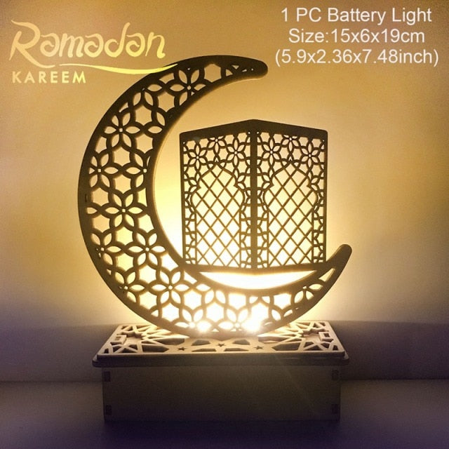 Ramadan & Eid Decorations Moon / Star Led String Lights