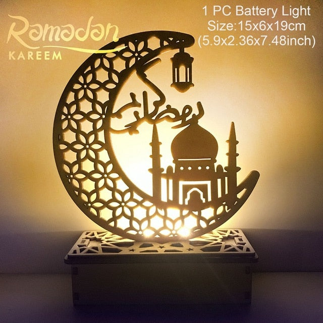 Ramadan & Eid Decorations Moon / Star Led String Lights