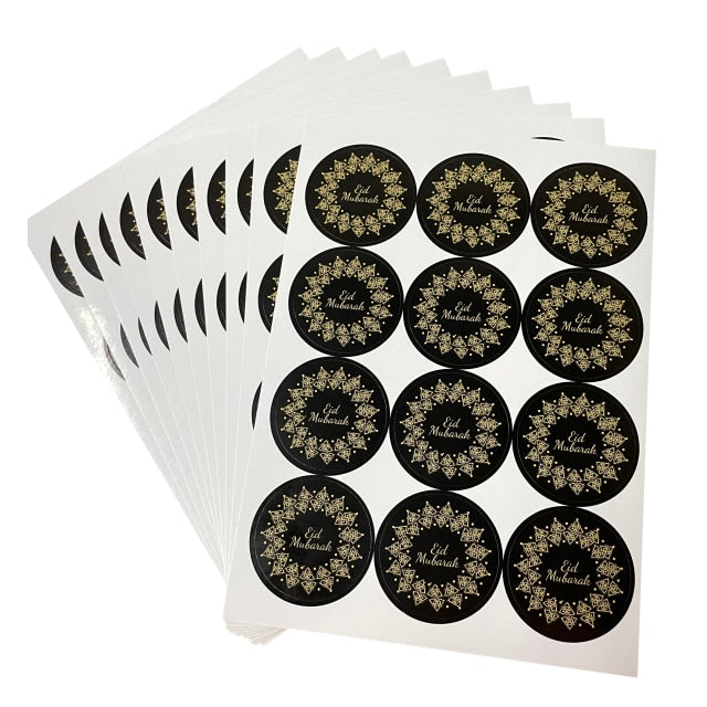 120pcs Ramadan / EID Paper Sticker