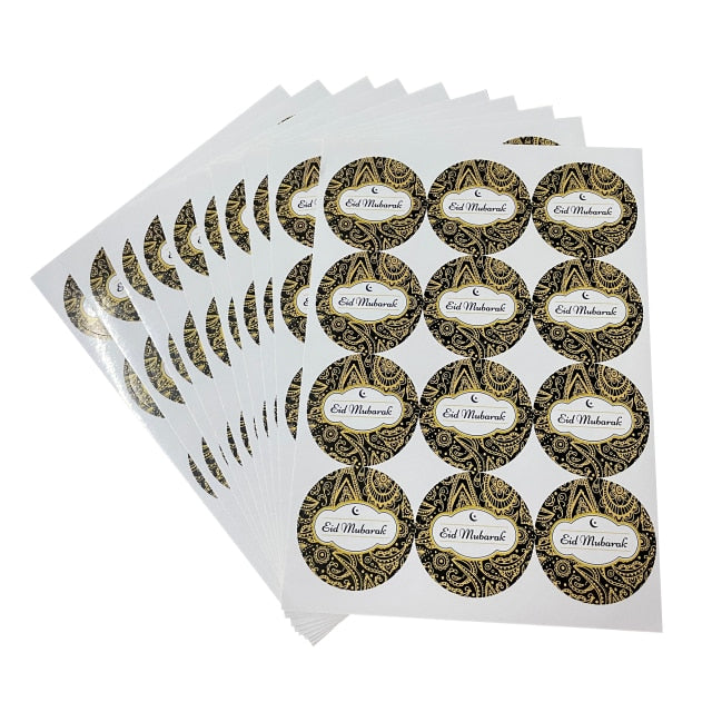 120pcs Ramadan / EID Paper Sticker