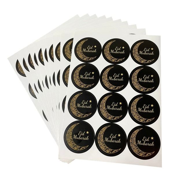 120pcs Ramadan / EID Paper Sticker