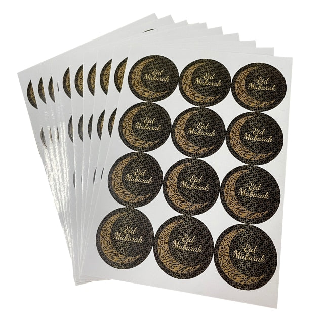 120pcs Ramadan / EID Paper Sticker