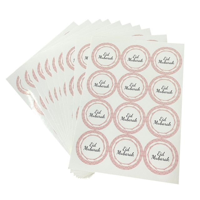 120pcs Ramadan / EID Paper Sticker