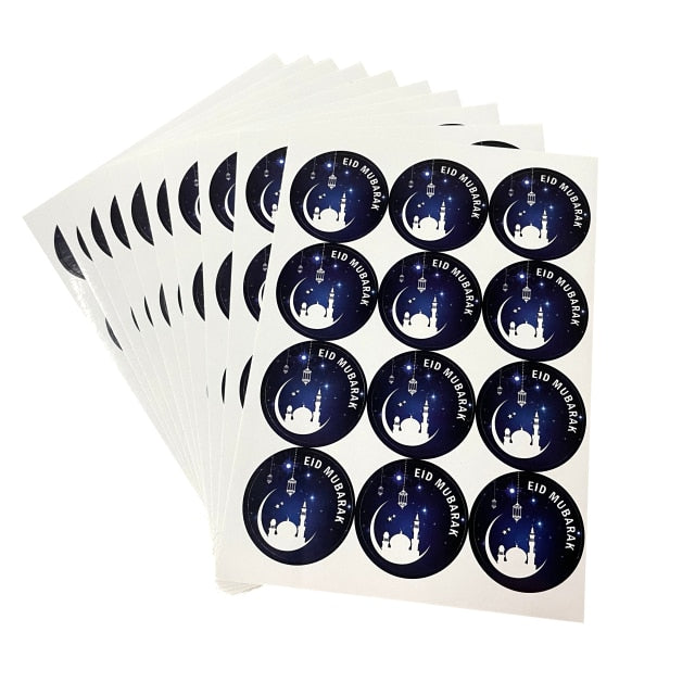 120pcs Ramadan / EID Paper Sticker