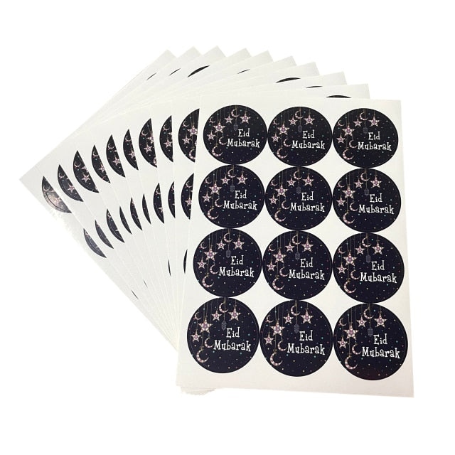 120pcs Ramadan / EID Paper Sticker