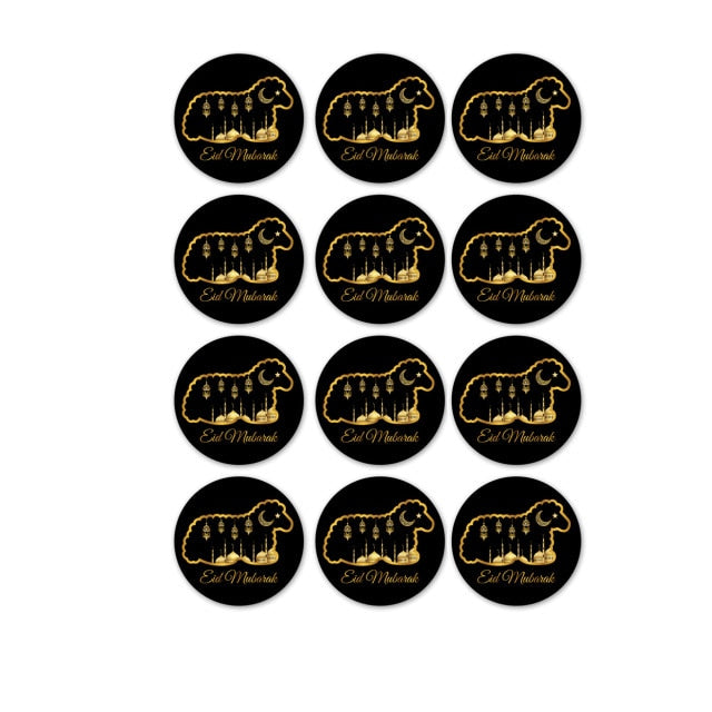 120pcs Ramadan / EID Paper Sticker