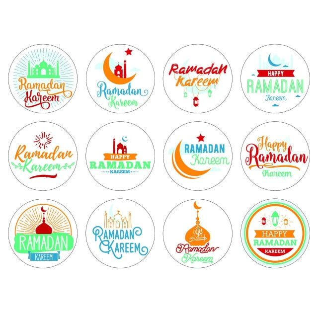 120pcs Ramadan / EID Paper Sticker