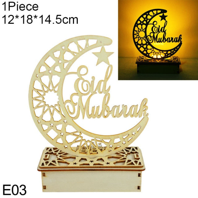 1Pcs Eid Mubarak / Ramadan Mubarak Decor