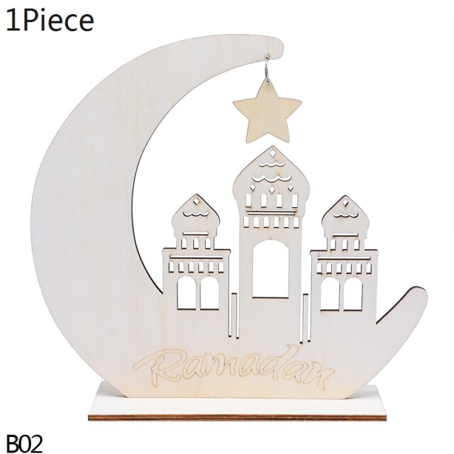 1Pcs Eid Mubarak / Ramadan Mubarak Decor