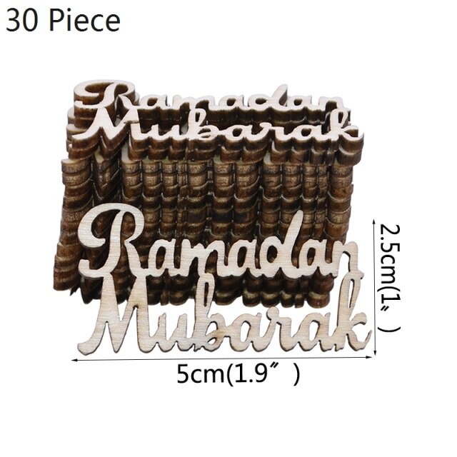 1Pcs Eid Mubarak / Ramadan Mubarak Decor