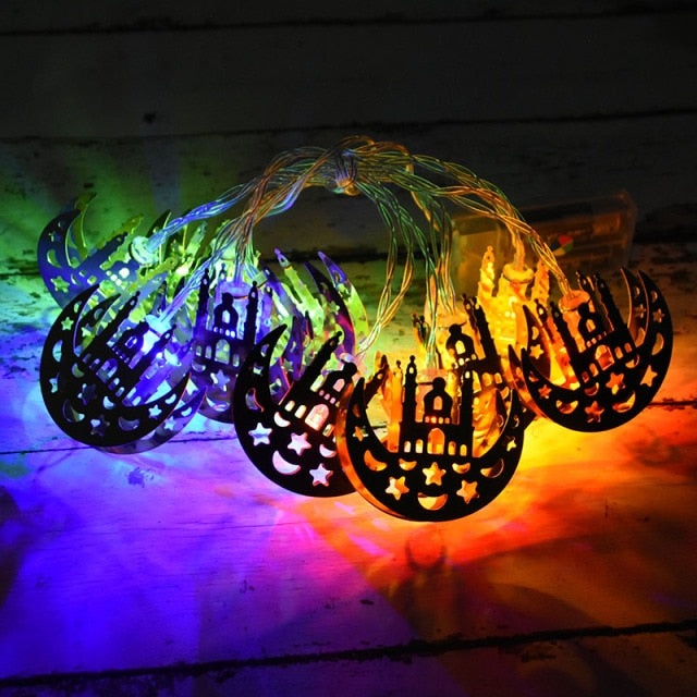 Ramadan Decoration Plastic Lantern Led String Lights (1.5 m long)