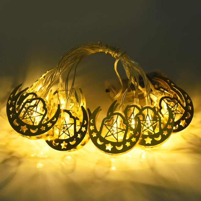 Ramadan Decoration Plastic Lantern Led String Lights (1.5 m long)