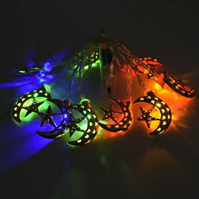 Ramadan Decoration Plastic Lantern Led String Lights (1.5 m long)