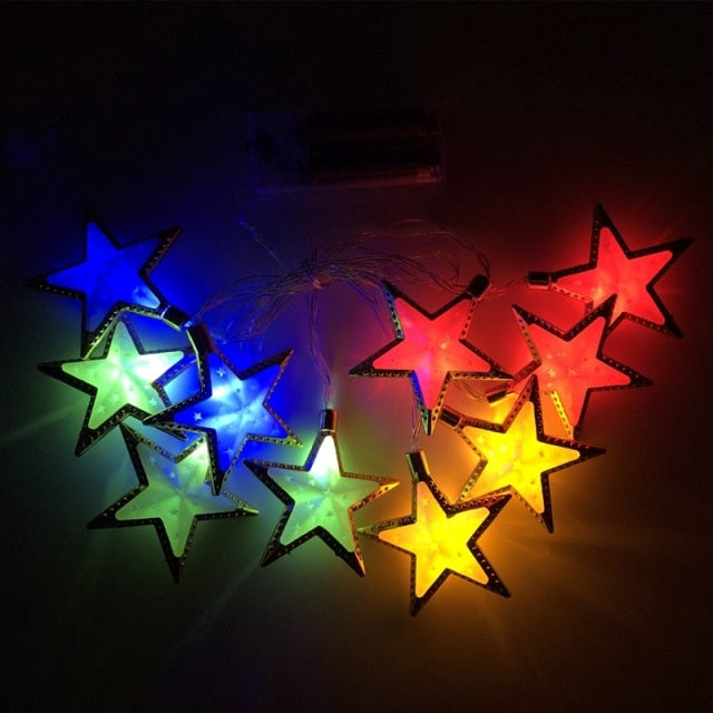 Ramadan Decoration Plastic Lantern Led String Lights (1.5 m long)